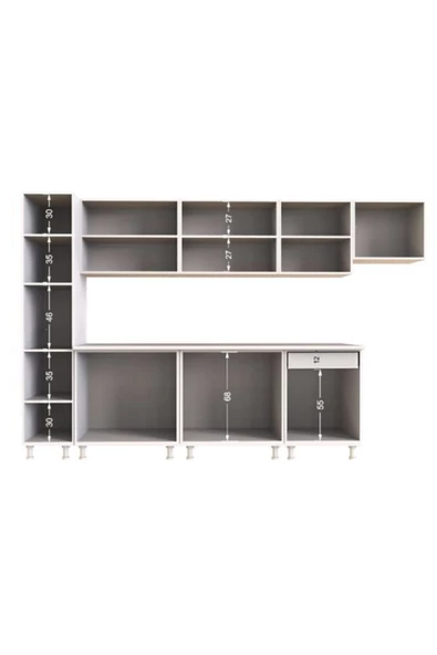 Tdesigno Arzu Hazır Mutfak Dolabı Kiler Dahil 320 cm - Resim 5