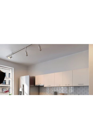 Tdesigno Üst Mutfak Dolabı 260 cm Beyaz - 2