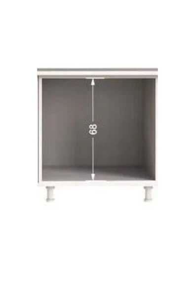 Tdesigno Asia Mutfak Alt Modül 60 Cm Antrasit Tezgah Dahil - 2