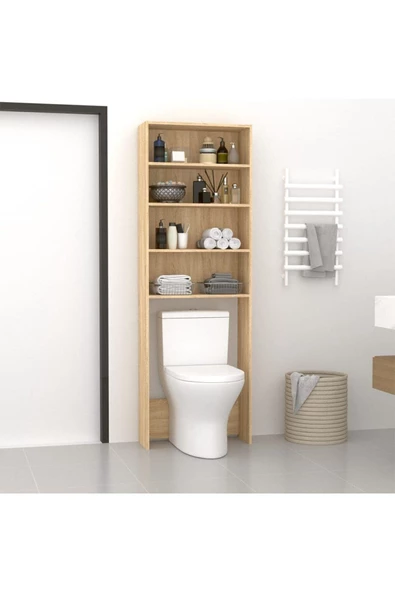 Tdesigno Pamir Banyo Dolabı-Çok Amaçlı-Çamaşır Makinesi Dolabı-Wc Üstü Dolap - 3