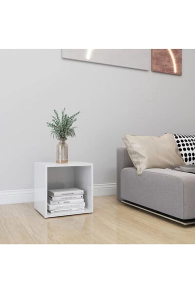 Tdesigno Tdesıgno Melis -kitaplık- Açık Raf - Beyaz 1 Raflı 30 Cm - 2