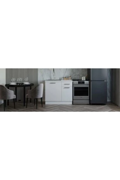 Tdesigno Atlas Mutfak Modülü 100 cm Beyaz Tezgah Dahil Değil ürün görseli
