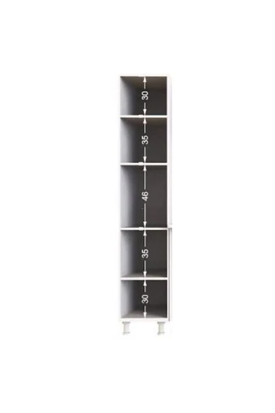 Tdesigno Aruz Çok Amaçlı Dolap Beyaz 40 cm - 2