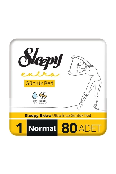 Sleepy Extra Ultra İnce Günlük Ped Normal Ped 80 Adet
