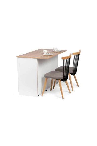 Tdesigno Şans Mutfak Adası 6 Çekmeceli Alt Modül 100 cm Tezgah Dahil - Resim 3