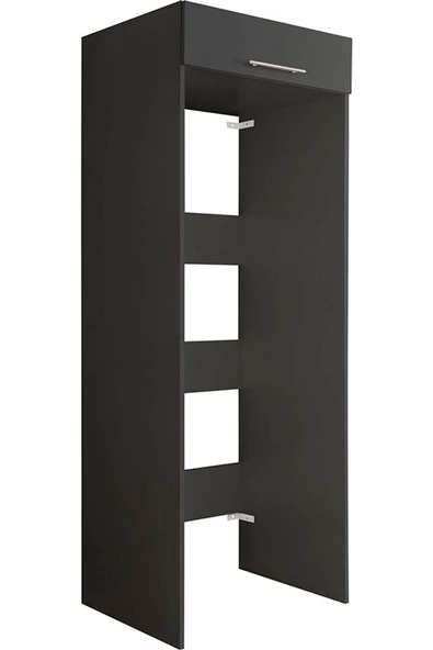 Tdesigno Hane Banyo Dolabı-Çok Amaçlı-Çamaşır Makinesi Dolabı Beyaz - 4