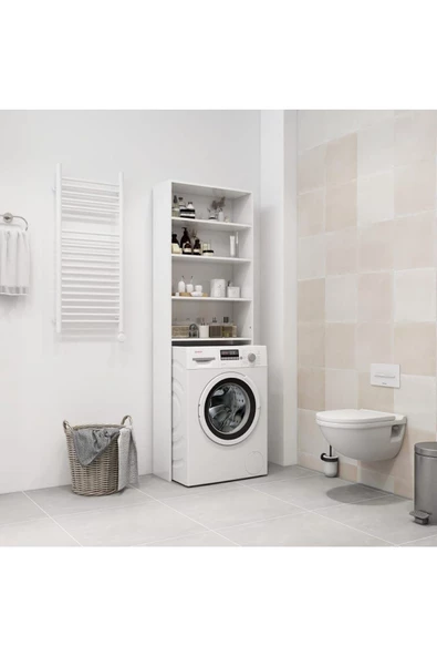 Tdesigno Pamir Banyo Dolabı-Çok Amaçlı-Çamaşır Makinesi Dolabı-Wc Üstü Dolap