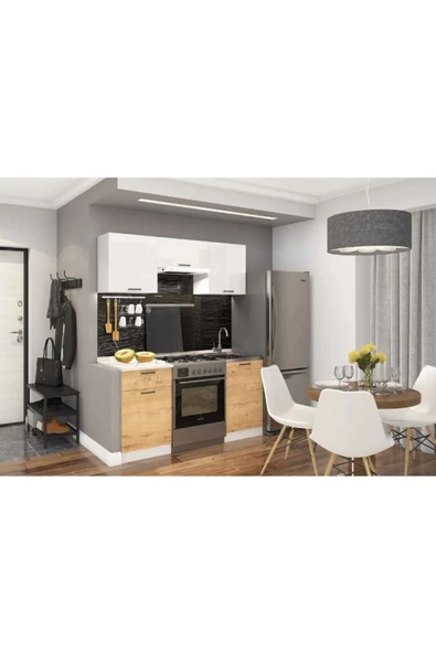 Tdesigno Tdesıgno Mila Mutfak 180 Cm Tezgah Dahil Değil ürün görseli