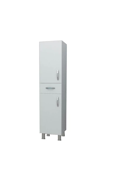 GC Tudor Banyo Boy Dolabı-çok Amaçlı Dolap-kiler Dolabı 40 Cm Beyaz - 2