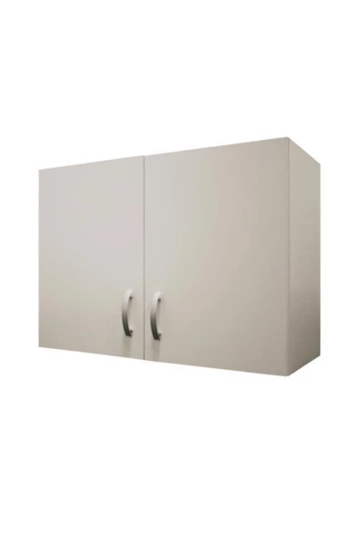 Tdesigno Ate Mutfak Üst Modül - Dolap 80 Cm Beyaz