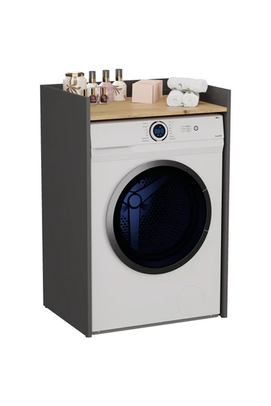 Tdesigno Ulya Banyo Dolabı-Çok Amaçlı-Çamaşır Makinesi Dolabı-ALT DOLAP - 3