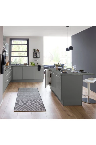 Tdesigno Stella Mutfak Adası Alt Modül 180 Cm Beyaz Tezgah Dahil ürün görseli