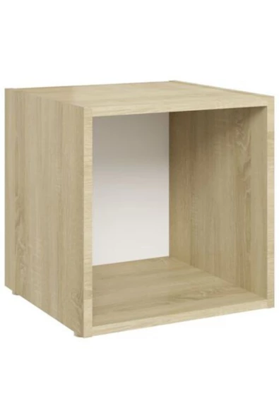 Tdesigno Tdesıgno Enes -kitaplık- Açık Raf - Beyaz 1 Raflı 30 cm - 4