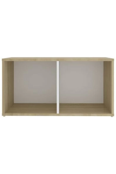 Tdesigno Tdesıgno Avcı Kitaplıklı Televizyon Sehpası - Ünitesi -kitaplık-beyaz 180 Cm 8 Raflı - 4