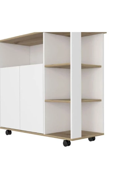 GC Şafak Mutfak Adası - Beyaz-120 Cm - Resim 5