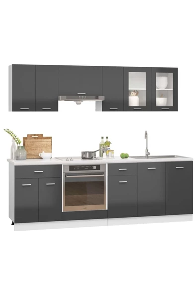 Tdesigno Tdesıgno Helin Mutfak 230 Cm Tezgah Dahil Değil - Resim 2