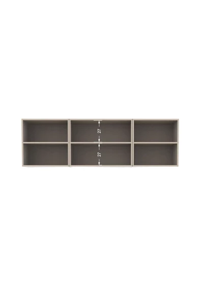 Tdesigno Piraye Üst Mutfak Dolabı 200 Cm -safir Meşe - 2