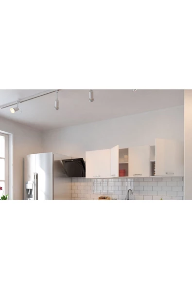 Tdesigno Sedef Mutfak Üst Modülü 200 Cm -beyaz - 3