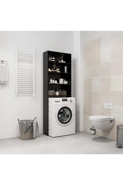 Tdesigno Pamir Banyo Dolabı-Çok Amaçlı-Çamaşır Makinesi Dolabı-Wc Üstü Dolap