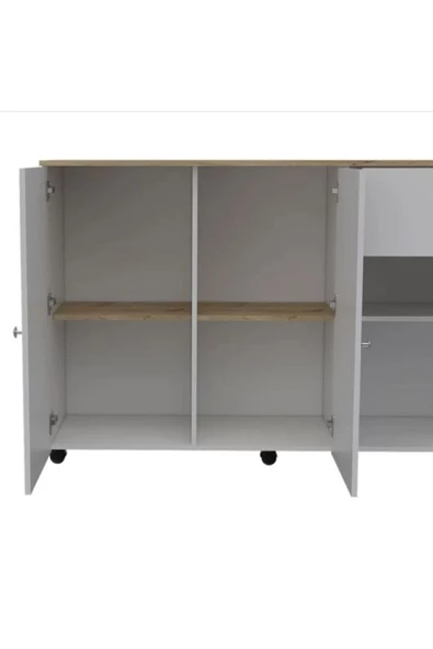 GC Neşe Mutfak Adası - Beyaz-120 Cm - Resim 2