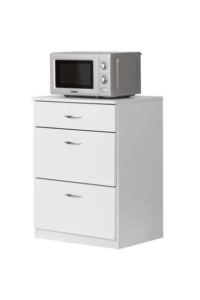 Tdesigno Ender Mutfak Çekmeceli Alt Modül 50 Cm Beyaz - Resim 2