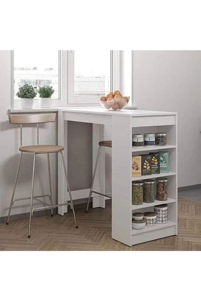 GC Yonca Mutfak Adası - Mutfak Masası-beyaz-120 Cm - 1
