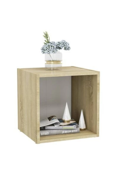 Tdesigno Tdesıgno Enes -kitaplık- Açık Raf - Beyaz 1 Raflı 30 cm - 5