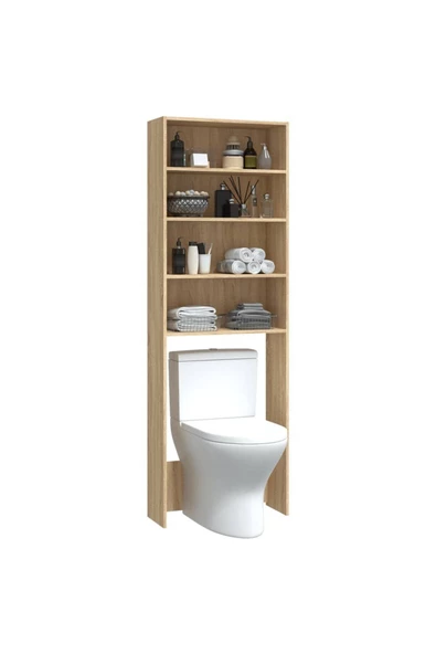 Tdesigno Pamir Banyo Dolabı-Çok Amaçlı-Çamaşır Makinesi Dolabı-Wc Üstü Dolap - 4