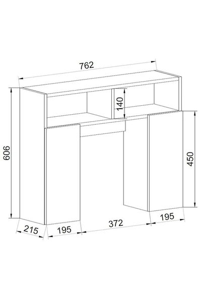 Tdesigno Uhde Klozet Arkası-Üstü-Banyo Dolabı-Çok Amaçlı - 4