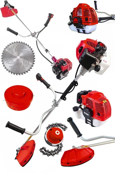 Dragro Alman 20 Hp Yan Tipi Benzinli Motorlu Ot Çalı Tırpanı Canavar Başlık - 2