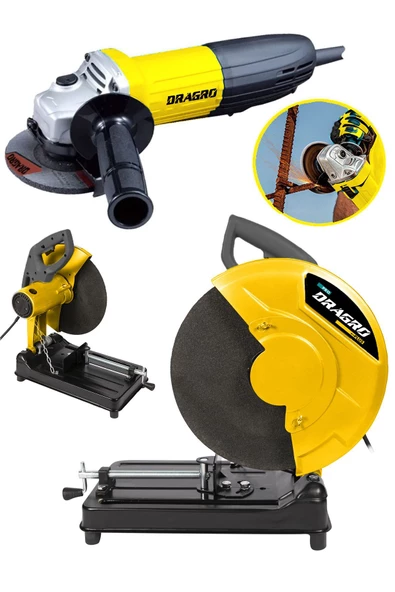 Dragro Alman Daflong Series 4200 W Professional Profil Ve Metal Kesme Makinası 355mm 3000 W Taşlama