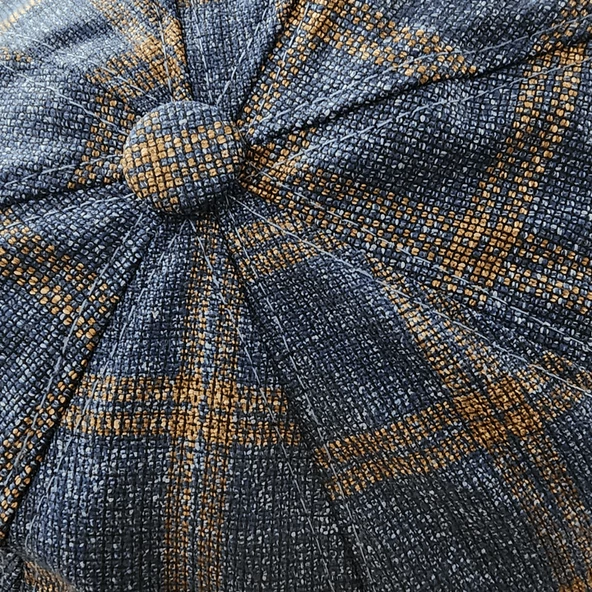 İskoç Stil Kasket Mavi Desenli - Resim 3