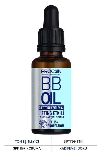 PROCSIN Herbal Science Anında Ton Eşitleme Lifting Etkili Bb Oil 20 ml - 5