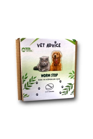 vet advice Kedi Köpek Iç Organizma Tableti Sindirim Destekleyici Tablet