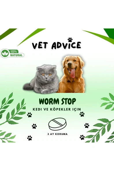 vet advice Kedi Köpek Iç Organizma Tableti Sindirim Destekleyici Tablet - 2