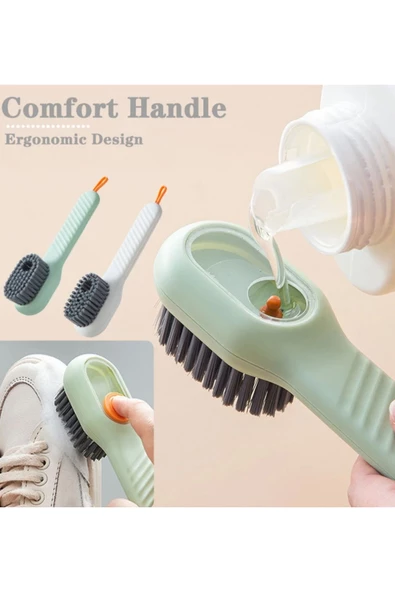 vet advice Çok Amaçlı Sabun Hazneli Temizleme Aparatı Mobilya Kumaş Ayakkabı Perde Koltuk Halı - 2