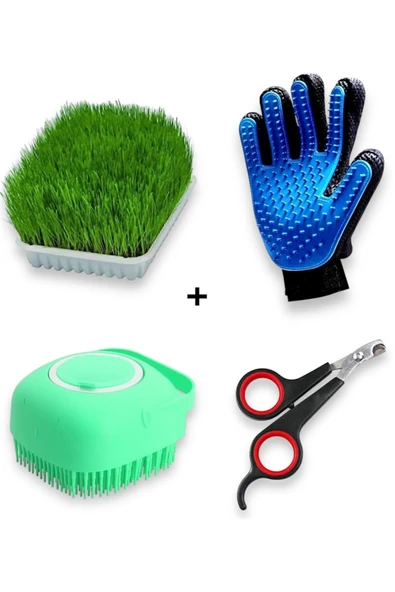 vet advice Kedi Köpek Tüy Tırnak Önleme Seti 4 Parça ürün görseli 1