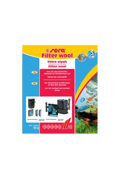 SERA Elyaf Filtre Malzemesi 50 gr ürün görseli 1