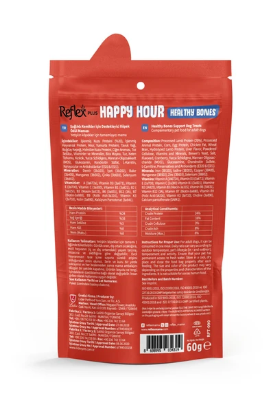 Reflex happy hour healty bones 60 gr köpek - 3