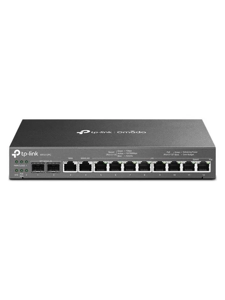 TP-Link ER7212PC Omada Gigabit VPN Router with PoE+ Ports and Controller