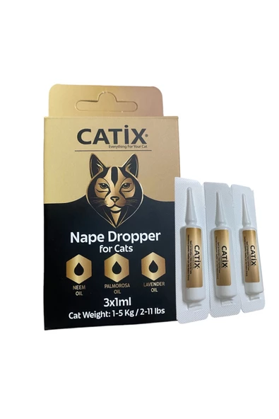 vet advice Kediler Için Dış Derma Parazit Kaşıntı Giderici Tüy Damlası 3x1 ml - 3