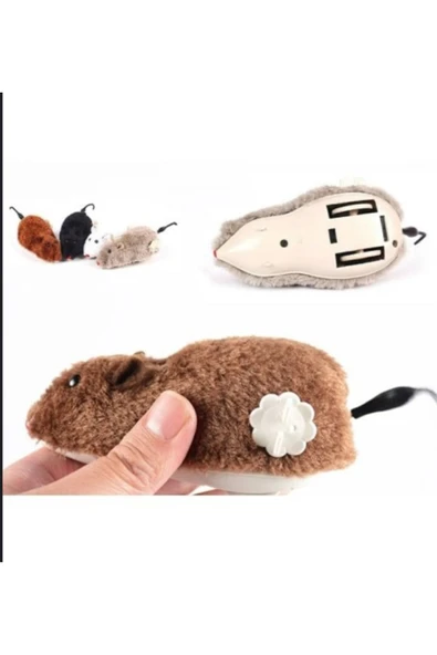 vet advice Kedi Kurmalı Fare Oyuncağı Gerçekçi Fare - Resim 2