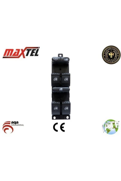 Maxtel Cam Düğmesi Ön Sol Bora Iv Passat (9 Fıslı) -18206001