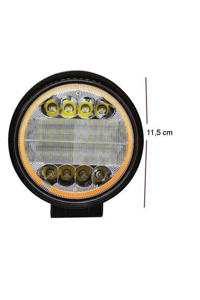 Space Yuvarlak Kırmızı Angelli Sis Lambası 12-24v Adet / Lass311