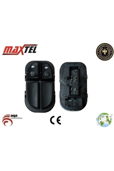 Maxtel 18202037 Cam Anahatarı Arka Mondeo 97-01 Sol 2 Cam 8 Fişli