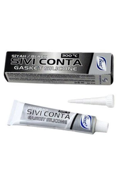 BEST KİMYA Best Isıya Dayanıklı Sıvı Conta, Silikon [siyah] 45 Gr