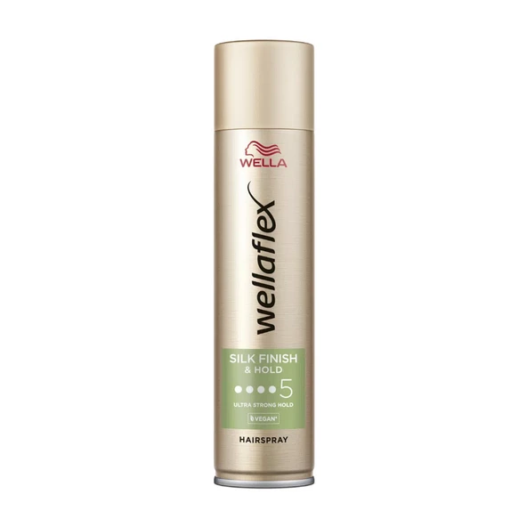 Wella Wellaflex Silk Finish and Hold Ultra Strong Hold Saç Spreyi 250ml