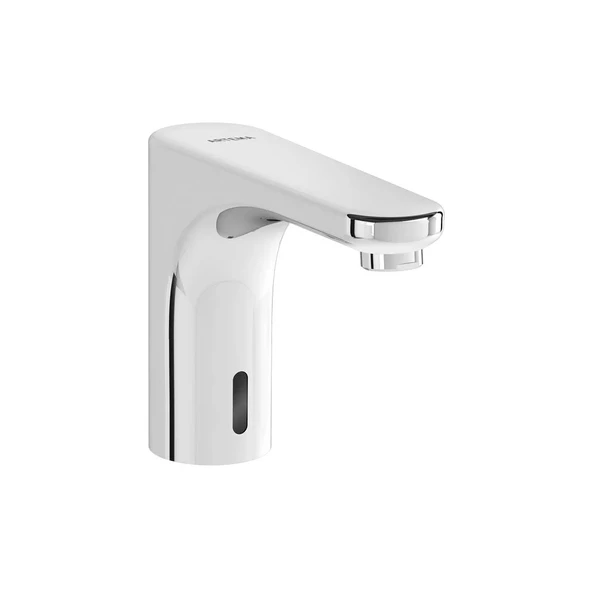 A47122 VitrA AquaSee Fotoselli Lavabo Bataryası (Çift Su Girişli, Elektrikli)