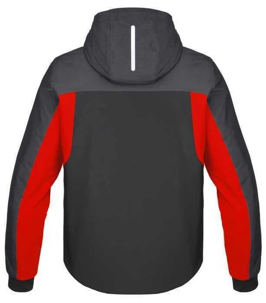 SPIDI HOODIE H2OUT II CEKET SİYAH KIRMIZI - 2