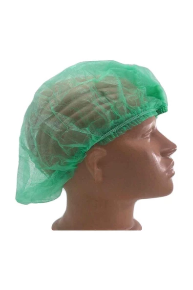 BRBEN TEKSTİL Çift Dikişli Tela Bone Yeşil Ss Kumaş Akordeon 45x49cm 2000 Adet ürün görseli